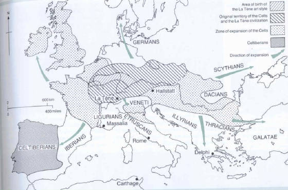 the 5th century BC to the Roman occupation